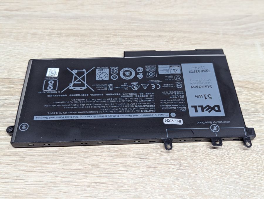 Б/В Оригінальна акумуляторна батарея Dell 93FTF [ProductHub SKU 93FTF]