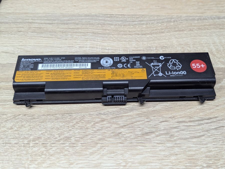 Б/В Оригінальна акумуляторна батарея Lenovo 42T4911 (42T4796)