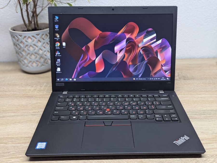 Ноутбук Б/В Lenovo ThinkPad L490, Intel Core i5-8250U, DDR4 8 GB, SSD 128GB, 14" UHD