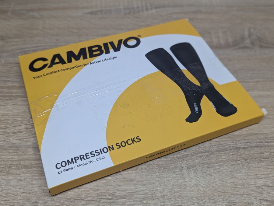 Новий Компресійні шкарпетки Cambivo CS60 L-XL 3 Пари