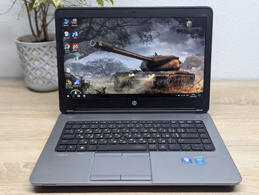 Ноутбук Б/В HP ProBook 640 G1, Intel Core i5-4210M, DDR3 8 GB, SSD 128GB, 14" Full HD