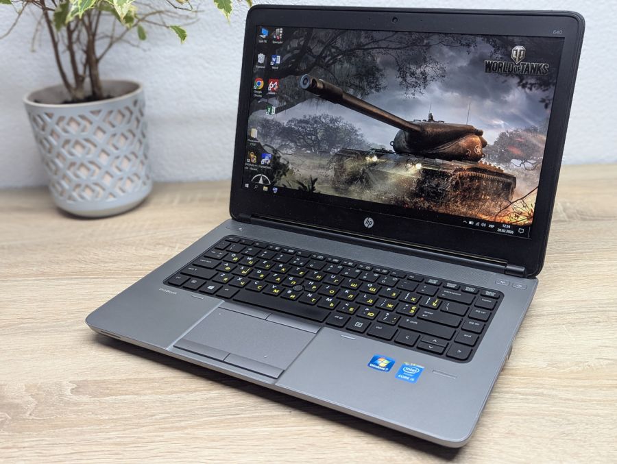 Ноутбук Б/В HP ProBook 640 G1, Intel Core i5-4210M, DDR3 8 GB, SSD 128GB, 14" Full HD