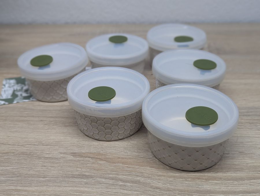 Новий Керамічні рамекіни з кришками DOWAN [ProductHub SKU DOWAN(1)]
