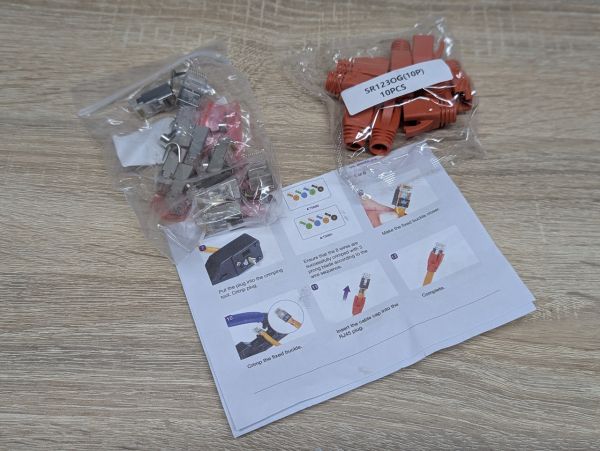 Новий Набір для мережевих кабелів Vcelink (RJ-45,SR123OG)