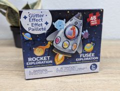 Новий Пазли Quokka«Rocket Exploration: Shaped Sparkly Dino Puzzles!»