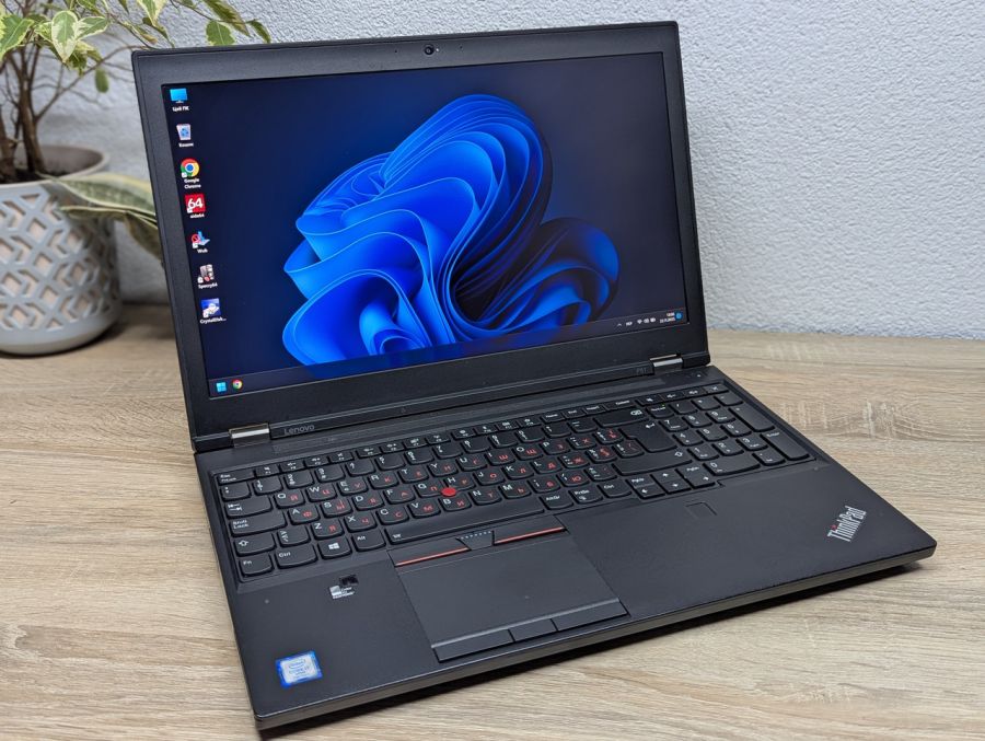 Ноутбук Б/В Lenovo P51, Intel Core i7-7820HQ, DDR4 32 GB, SSD 512GB, NVIDIA Quadro M2200 4Gb, 15.6" Full HD