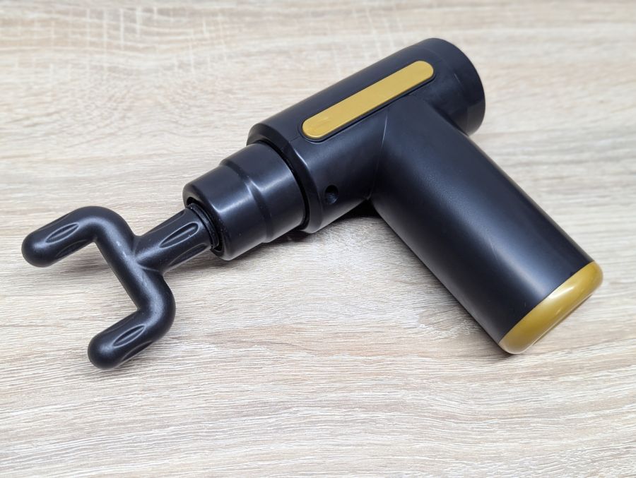 Новий Перкусійний масажер Massage Gun Black-JM02