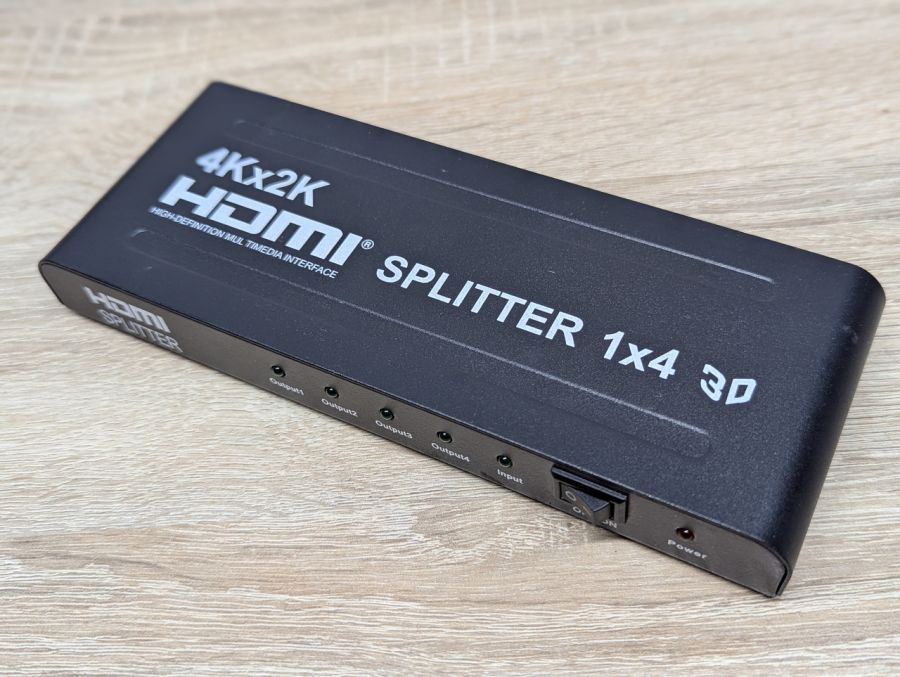 Б/В HDMI сплітер (розгалужувач) 1x4 Cablexpert DSP-4PH4-02