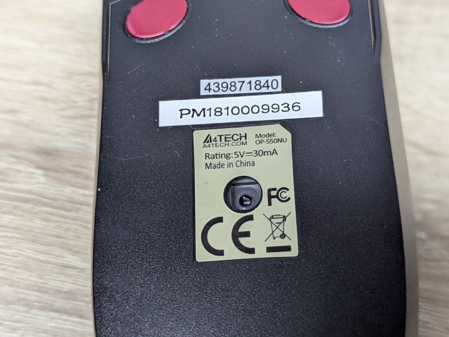Новий Дротова оптична миш A4Tech OP-550NU