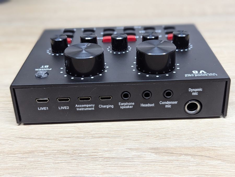 Новий Зовнішня звукова карта Live Sound Card V8