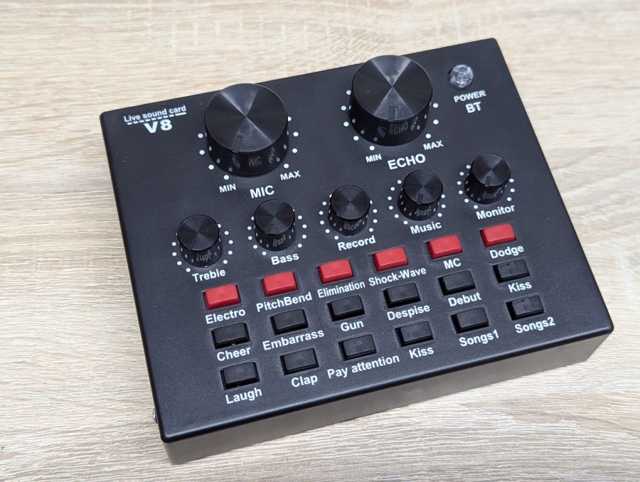 Новий Зовнішня звукова карта Live Sound Card V8