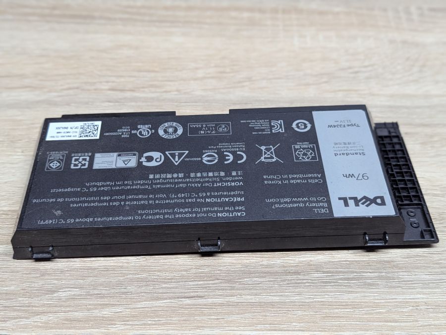 Б/В Оригінальна акумуляторна батарея Dell FJJ4W