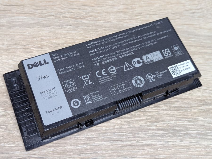 Б/В Оригінальна акумуляторна батарея Dell FJJ4W
