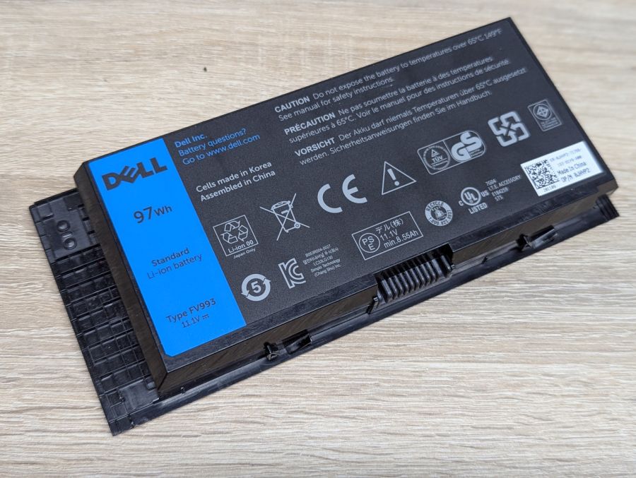 Б/В Оригінальна акумуляторна батарея Dell FV993