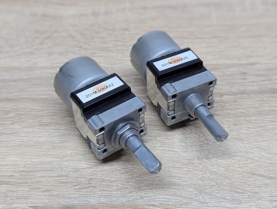 Новий Потенциометр ALPS RK168 201M-50KAx2