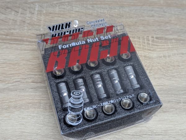 Новий Комплект колісних гайок Volk Racing Formula Nut Set M12x1.25