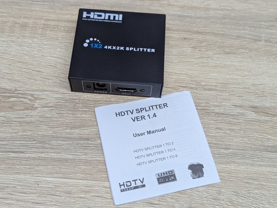 Новий HDMI-розгалужувач (спліттер) 1x2 [ProductHub SKU спліттер(2)]