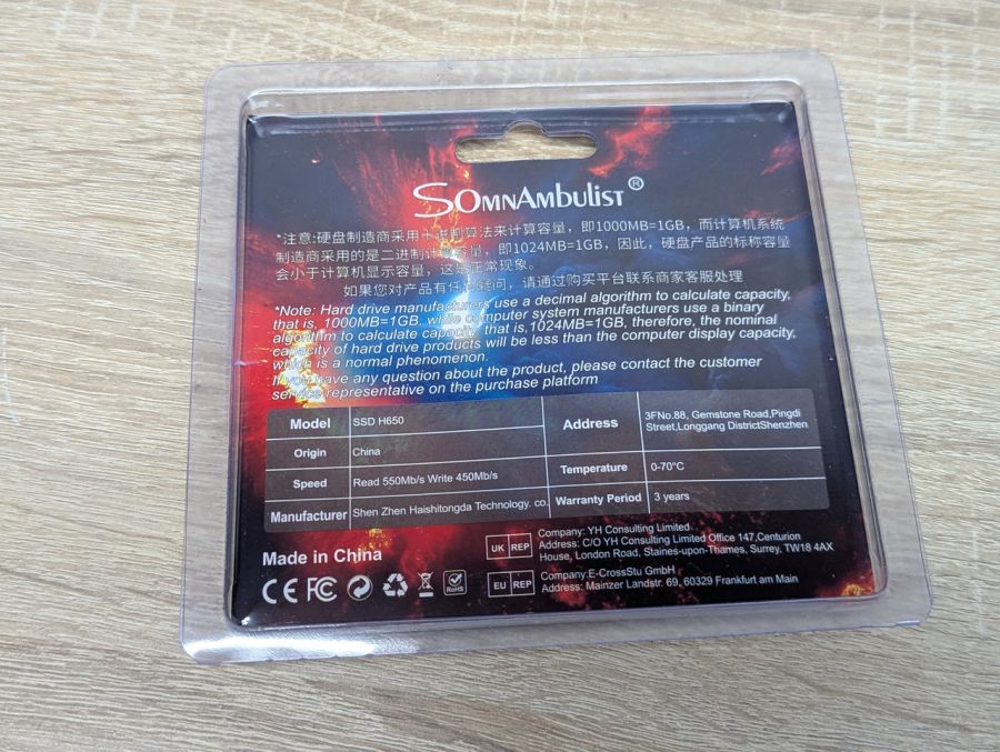 SSD SomnAmbulist 120 Gb