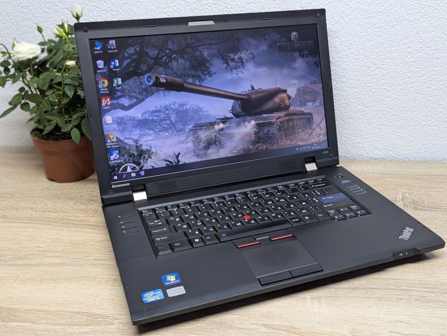 Ноутбук Б/В Lenovo L520, Intel Core i3-2330M, DDR3 8 GB, SSD 128GB, 15.6" HD