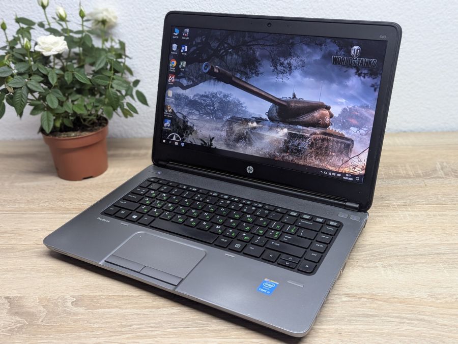 Уцінка! Ноутбук Б/В HP ProBook 640 G1, Intel Core i5-4210M, DDR3 8 GB, SSD 128GB, 14" HD