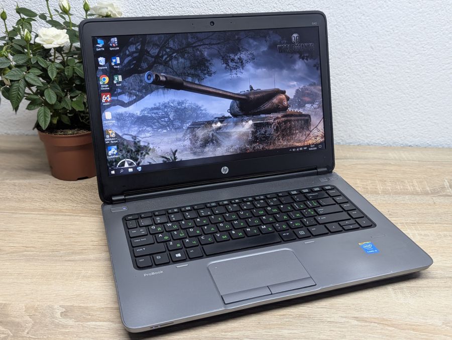 Уцінка! Ноутбук Б/В HP ProBook 640 G1, Intel Core i5-4210M, DDR3 8 GB, SSD 128GB, 14" HD
