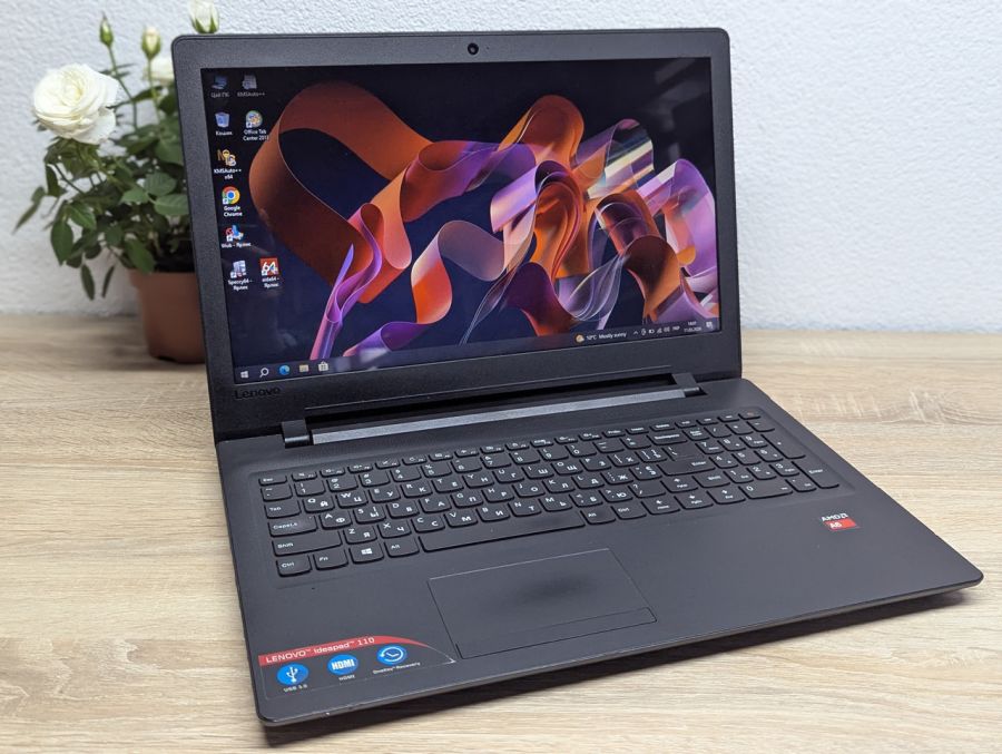Ноутбук Б/В Lenovo IdeaPad 110, AMD A6-7310, DDR3 4 GB, SSD 128GB, Radeon R4, 15.6"
