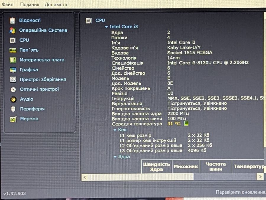 Уцінка! Ноутбук Б/В Lenovo IdeaPad 330-15IKB, Intel Core i3-8130U, DDR4 8 GB, SSD 128GB, 15.6" HD