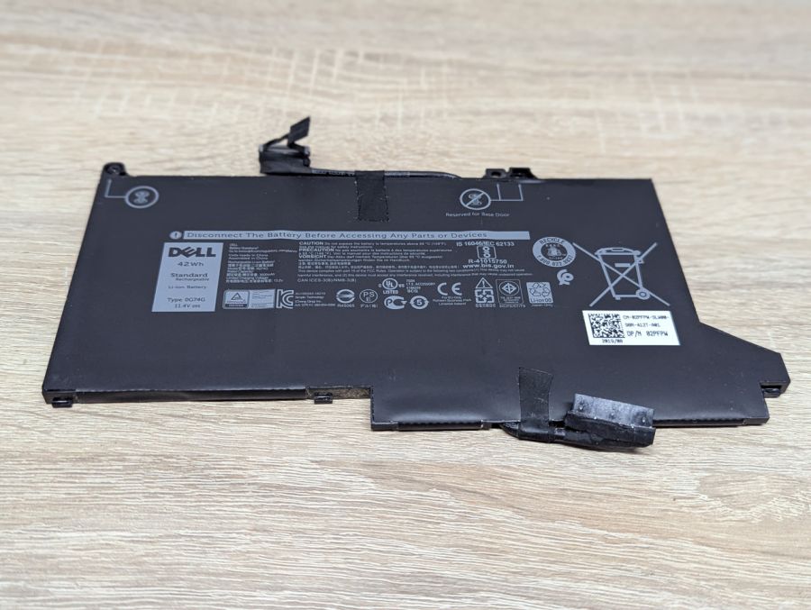 Б/В Оригінальна акумуляторна батарея Dell 0G74G