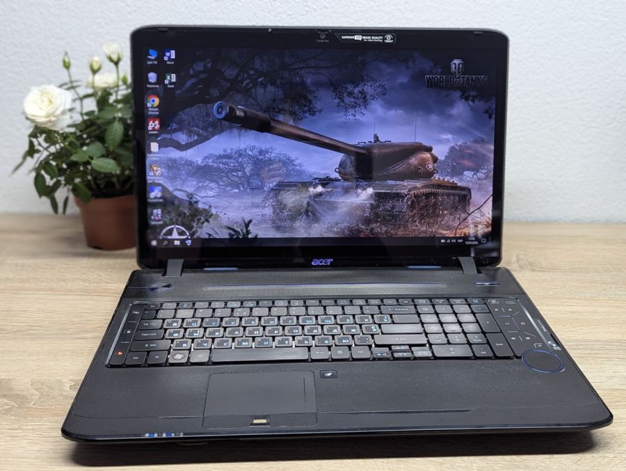Ноутбук Б/В Acer Aspire 8942G, Intel Core i3-330M, DDR4 8 GB, SSD 128GB + HDD 320GB, Radeon HD 5000, 17" Full HD