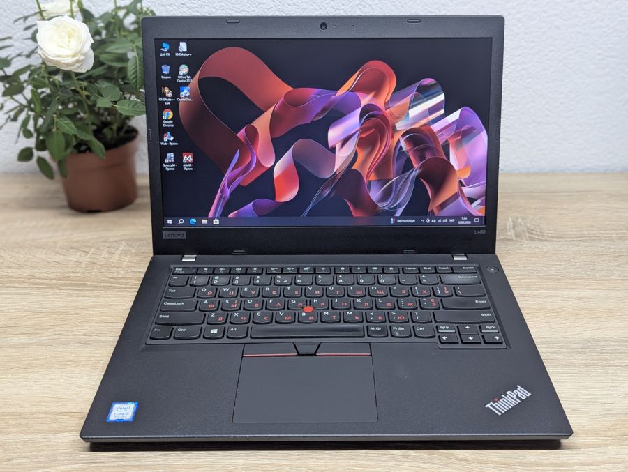 Ноутбук Б/В Lenovo ThinkPad L480, Intel Core i5-8250U, DDR4 8 GB, SSD 128GB + SSD 256GB, 14" UHD