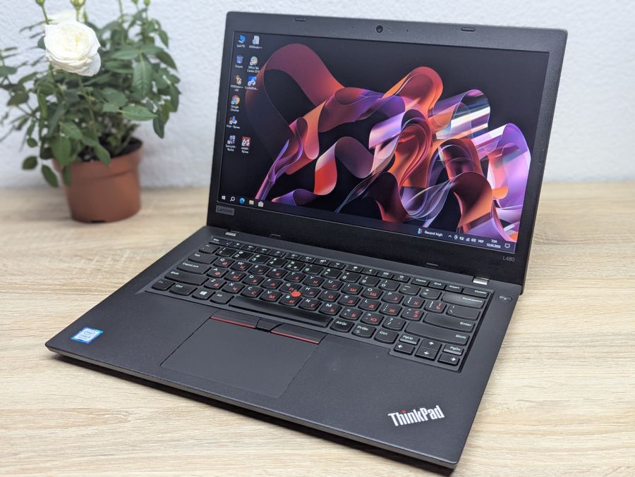 Ноутбук Б/В Lenovo ThinkPad L480, Intel Core i5-8250U, DDR4 8 GB, SSD 128GB + SSD 256GB, 14" UHD
