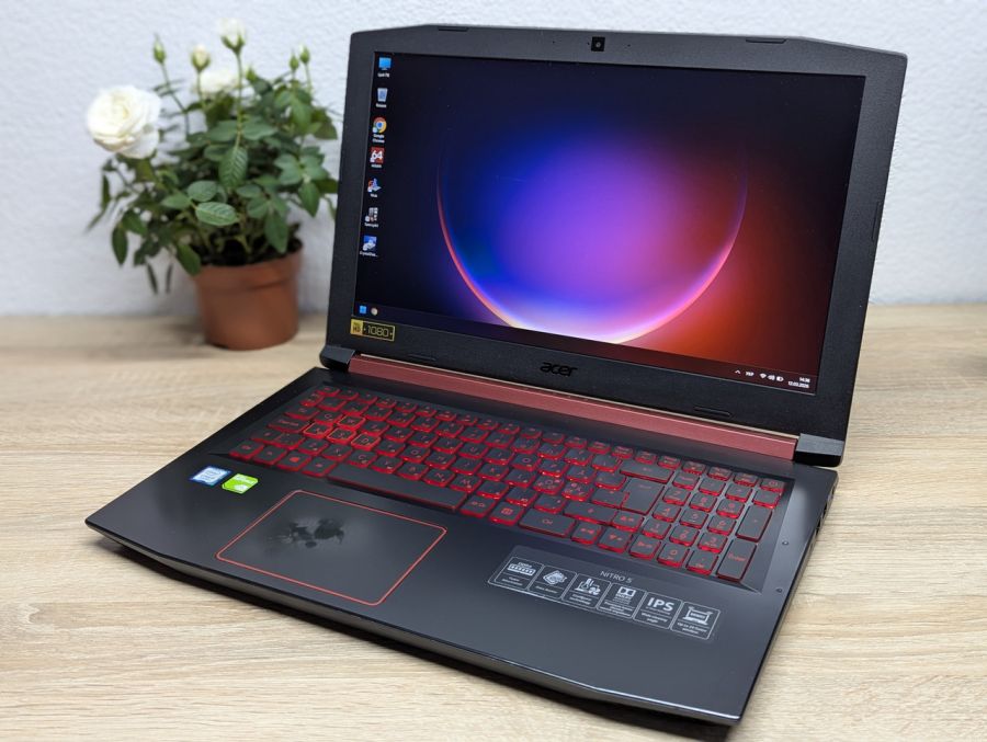 Ноутбук Б/В Acer Nitro AN515-31, Intel Core i5-8250U, DDR4 20 GB, SSD 128GB + 1 TB, NVIDIA GeForce MX150 2Gb, 15.6" Full HD