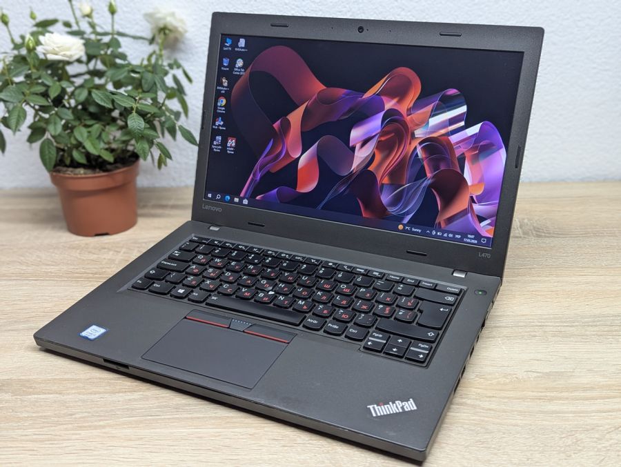 Уцінка! Ноутбук Б/В Lenovo L470, Intel Core i3-6006U, DDR4 8 GB, SSD 128GB, 14" HD