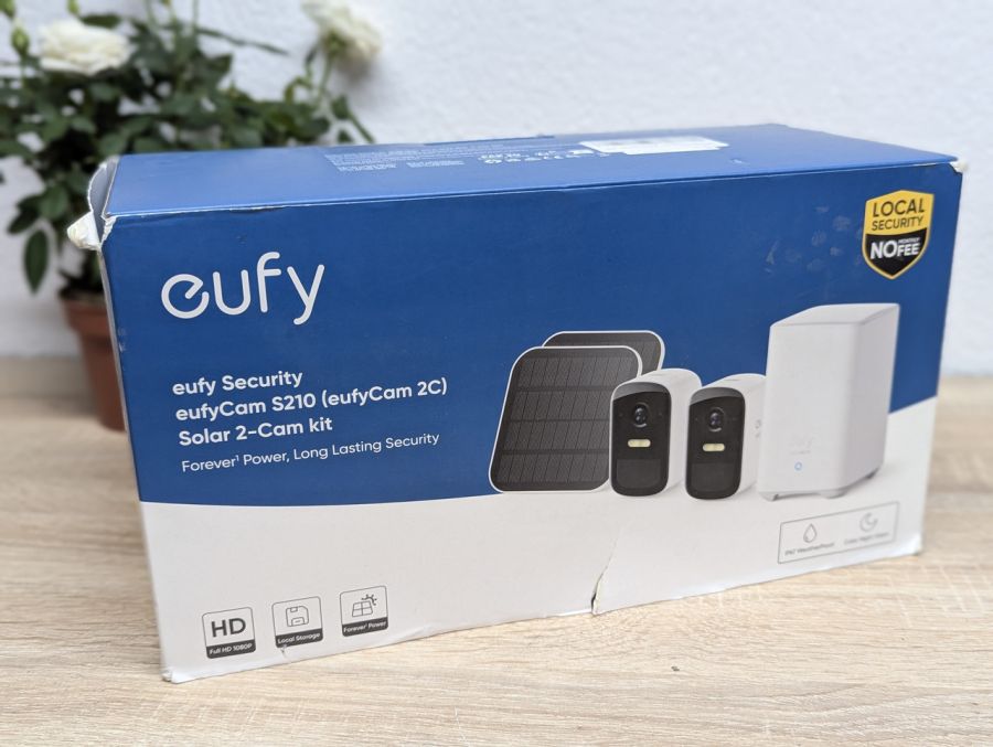 Новий Комплект бездротового відеоспостереження Eufy Security eufyCam S210 Solar 2-Cam Kit