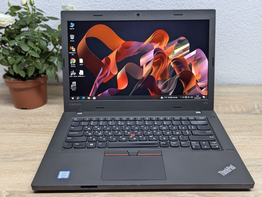 Уцінка! Ноутбук Б/В Lenovo L470, Intel Core i5-7300U, DDR4 8 GB, SSD 128GB, 14" Full HD [ProductHub SKU L478]