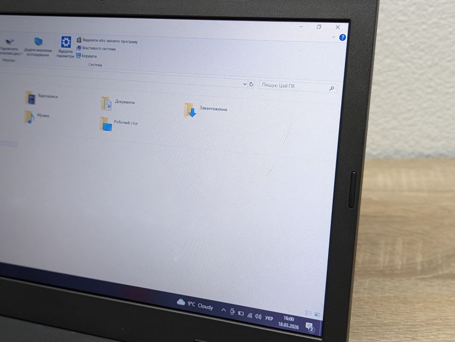 Уцінка! Ноутбук Б/В Lenovo L460, Intel Core i3-6100U, DDR3 8 GB, SSD 128GB, 14" HD