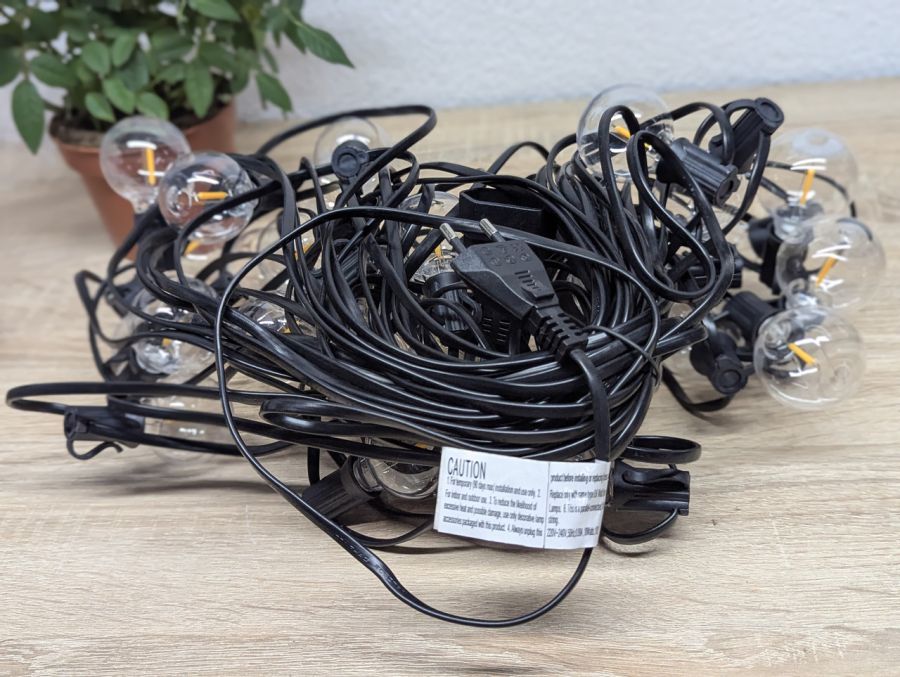 Новий Вулична світлодіодна гірлянда G40 [ProductHub SKU YJ-GE(8)]