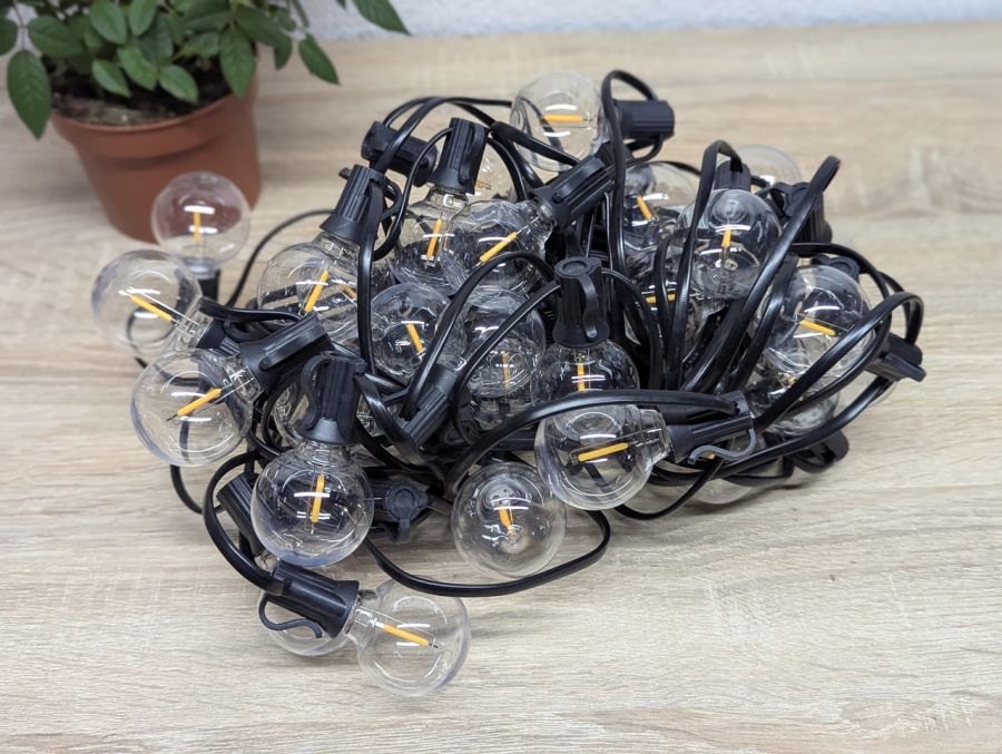 Новий Вулична світлодіодна гірлянда G40 [ProductHub SKU YJ-GE(8)]