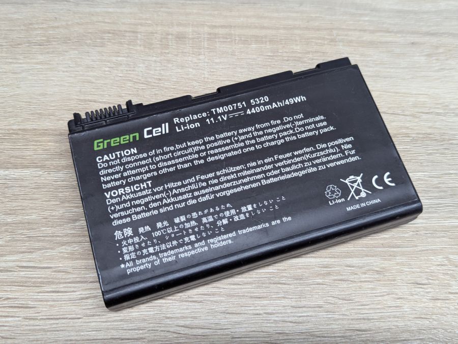 Б/В Акумуляторна батарея Green Cell TM00751,5320
