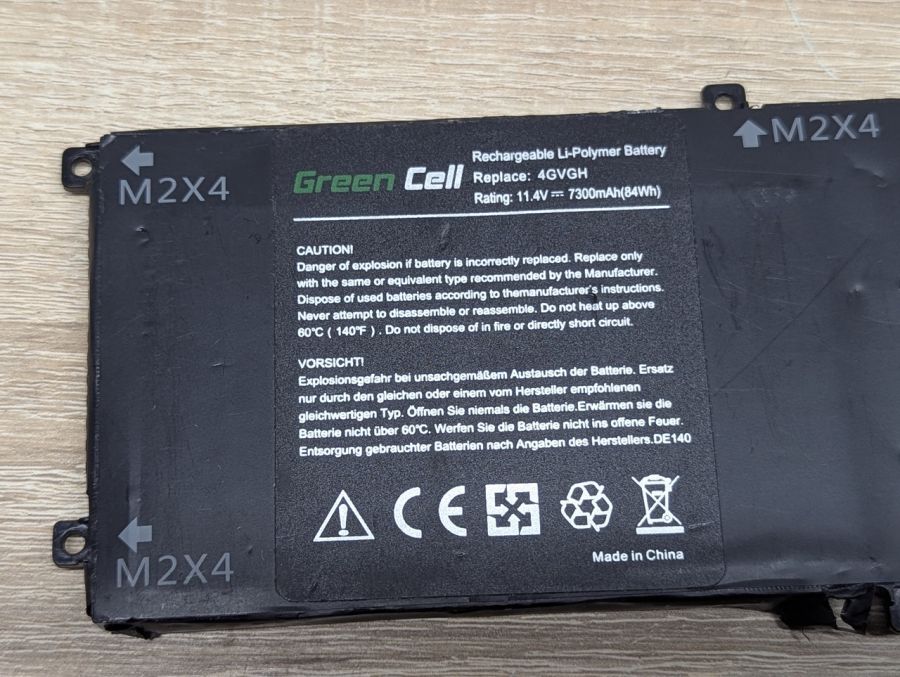 Б/В Акумуляторна батарея Green Cell 4GVGH