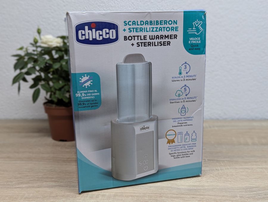 Новий Цифровий підігрівач та стерилізатор пляшечок Chicco 2В1