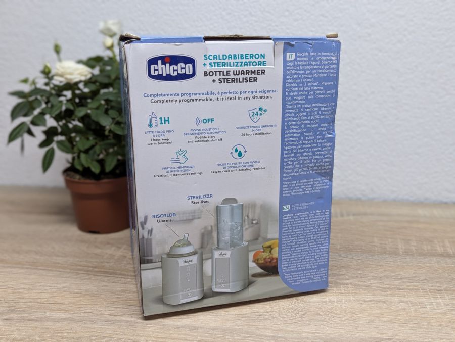 Новий Цифровий підігрівач та стерилізатор пляшечок Chicco 2В1