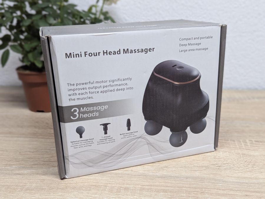 Новий Електричний вібромасажер Mini Four Head Massager