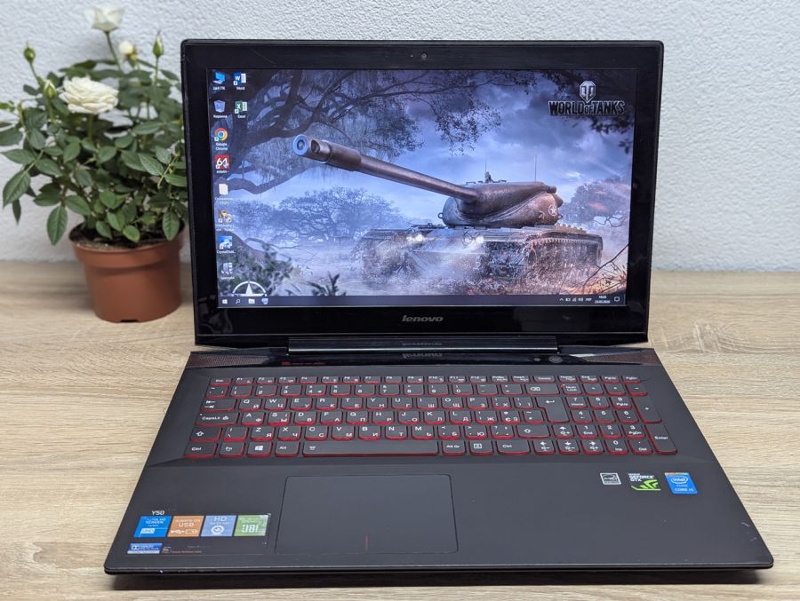 Уцінка! Ноутбук Б/В Lenovo IdeaPad Y50-70, Intel Core i5-4200H, DDR3 16 GB, SSD 360GB, NVIDIA GeForce GTX 860M 2Gb, 15.6" Full HD