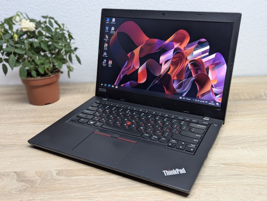 Уцінка! Ноутбук Б/В Lenovo ThinkPad L480, Intel Core i5-8250U, DDR4 8 GB, SSD 128GB, 14" UHD