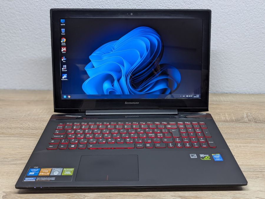 Ноутбук Б/В Lenovo IdeaPad Y50-70, Intel Core i7-4710HQ, DDR3 16 GB, SSD 512GB, NVIDIA GeForce GTX 860M 2Gb, 15.6" Full HD