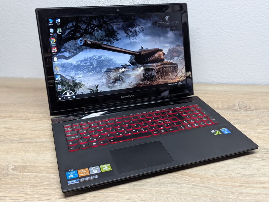 Уцінка! Ноутбук Б/В Lenovo IdeaPad Y50-70, Intel Core i7-4720HQ, DDR3 8 GB, SSD 360GB, NVIDIA GeForce GTX 960M 2Gb, 15.6" Full HD