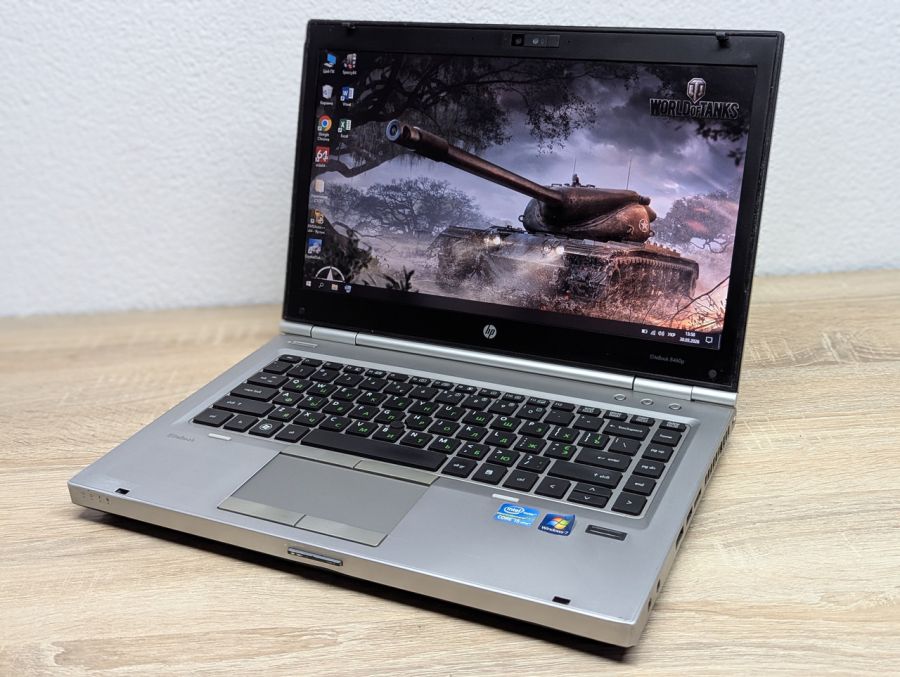 Уцінка! Ноутбук Б/В HP EliteBook 8460P, Intel Core i5-2540M, DDR3 8 GB, SSD 128GB, 14" HD