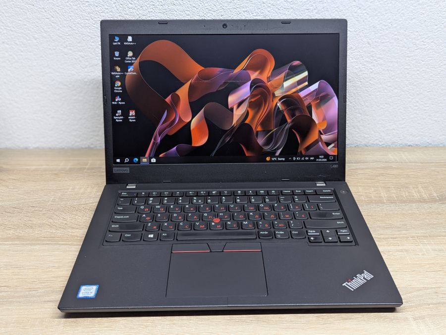 Уцінка! Ноутбук Б/В Lenovo ThinkPad L480, Intel Core i5-8250U, DDR4 8 GB, SSD 128GB, 14" Full HD