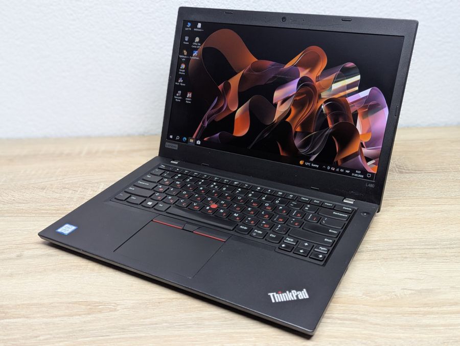 Уцінка! Ноутбук Б/В Lenovo ThinkPad L480, Intel Core i5-8250U, DDR4 8 GB, SSD 128GB, 14" Full HD